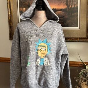 Men's Gray Graphic Hoodie